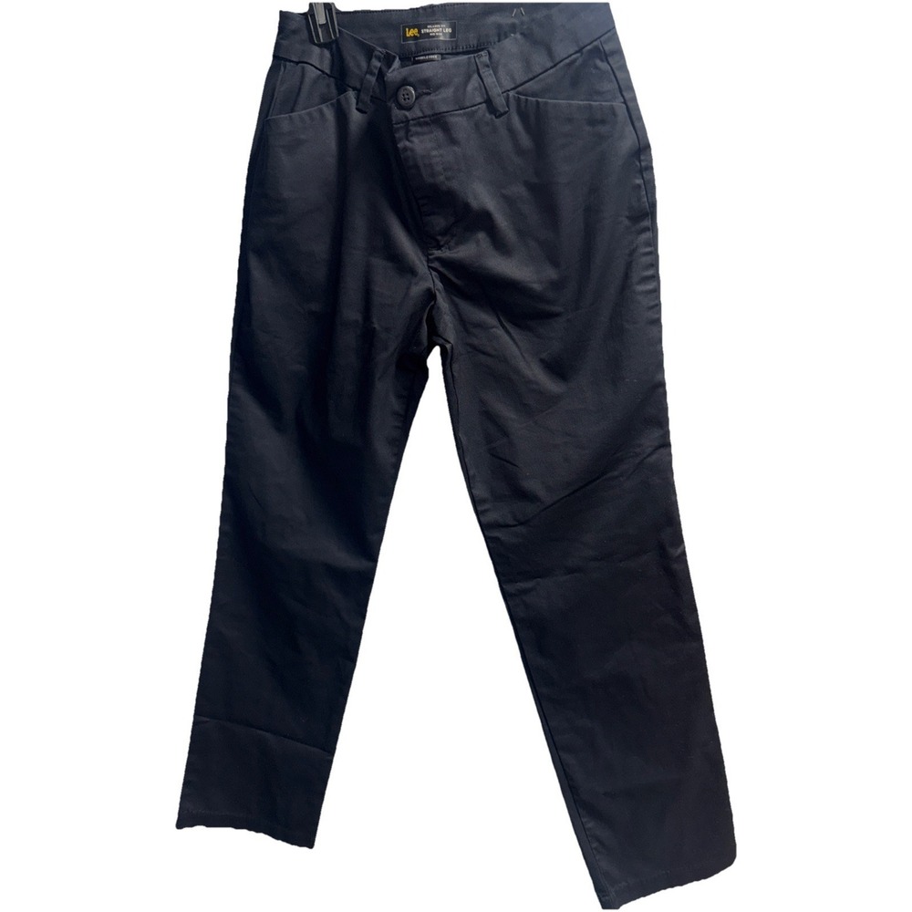 Lee Flex Motion Straight Leg Women's Black Pants Size‎ 12 Short - Picture 2 of 6